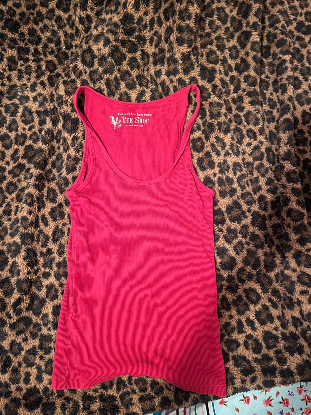 Y2K Victoria secret red tank top